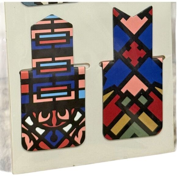 Frank Lloyd Wright Designs Galison Set of 6 Colorful Magnetic Bookmarks. NEW. - Picture 4 of 8